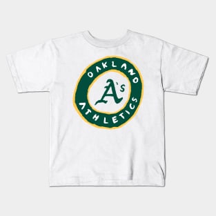 Oakland Athletiiiics 04 Kids T-Shirt